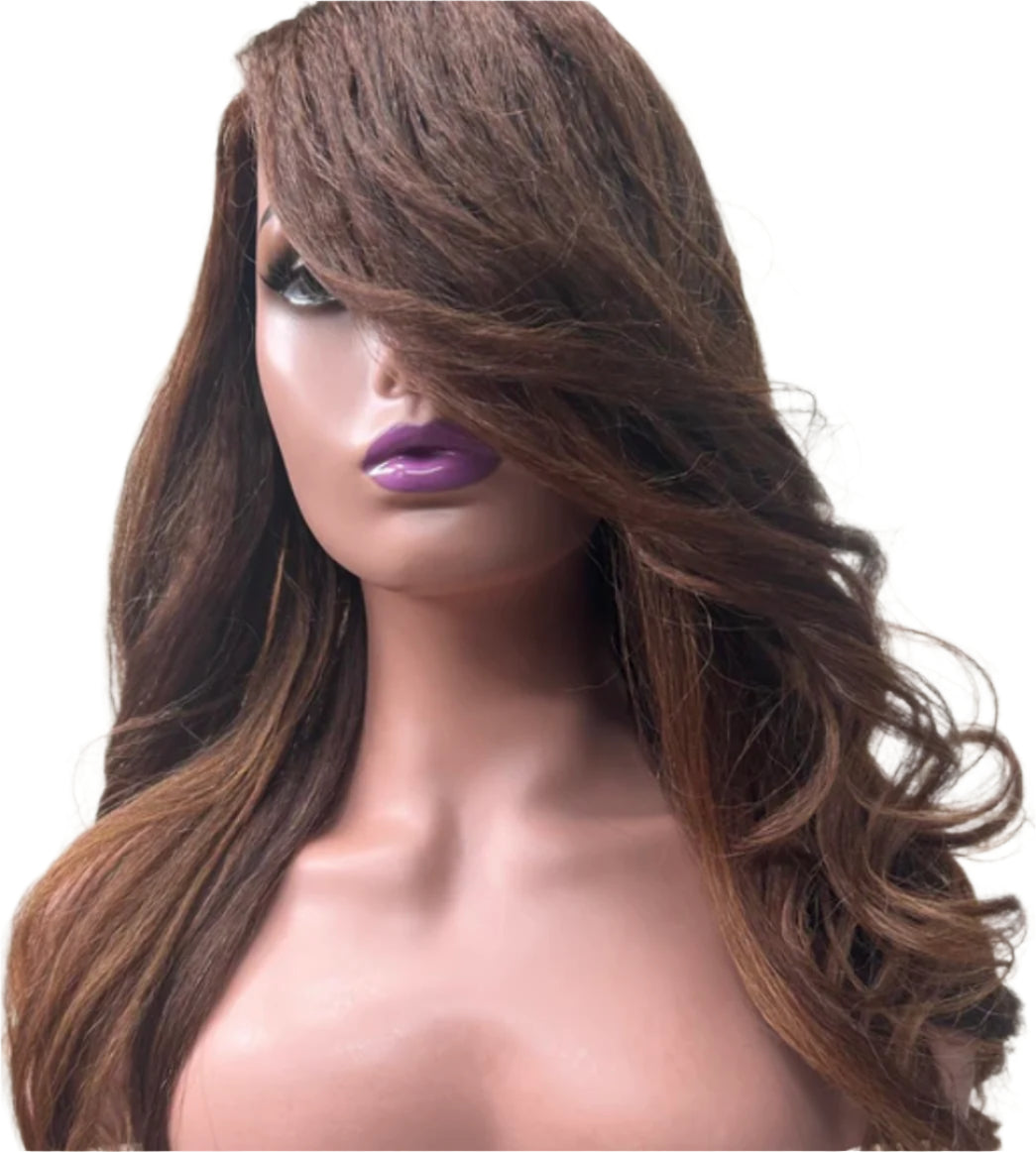 Palm Pressed Caramel Swirl Clip-Ins