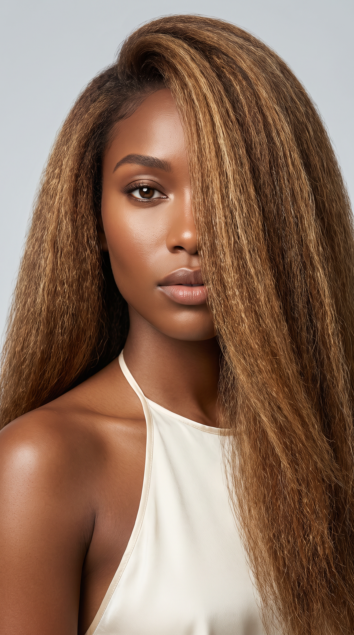 Palm Pressed Caramel Swirl Clip-Ins