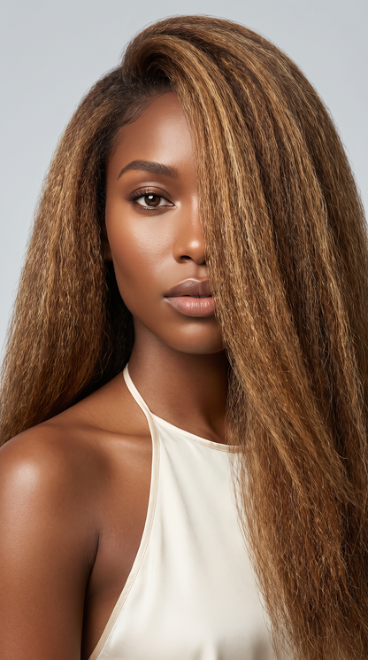 Palm Pressed Caramel Swirl Clip-Ins