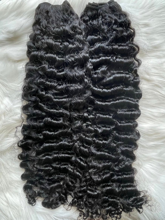 Sunset Wave Natural Clip-Ins