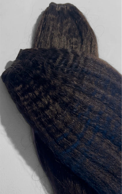 Palm Pressed Natural Clip-Ins