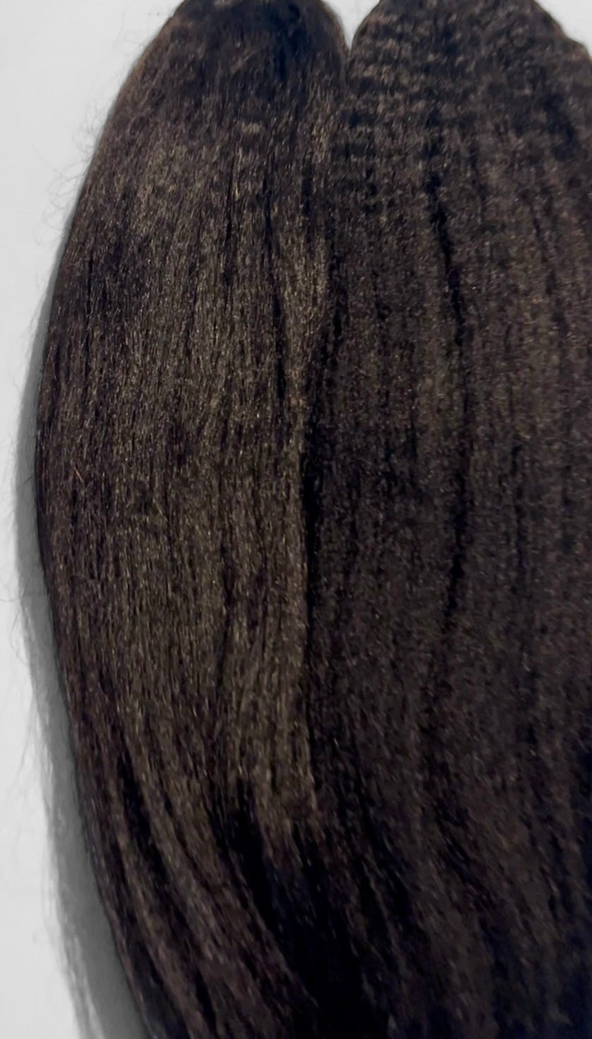 Palm Pressed Natural Clip-Ins